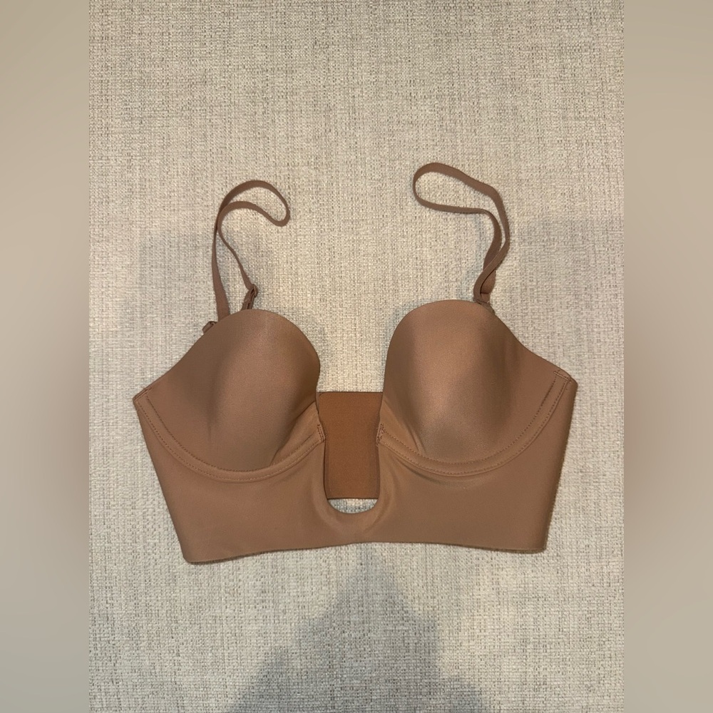 SKIMS Deep Plunge Sleepwear Bra